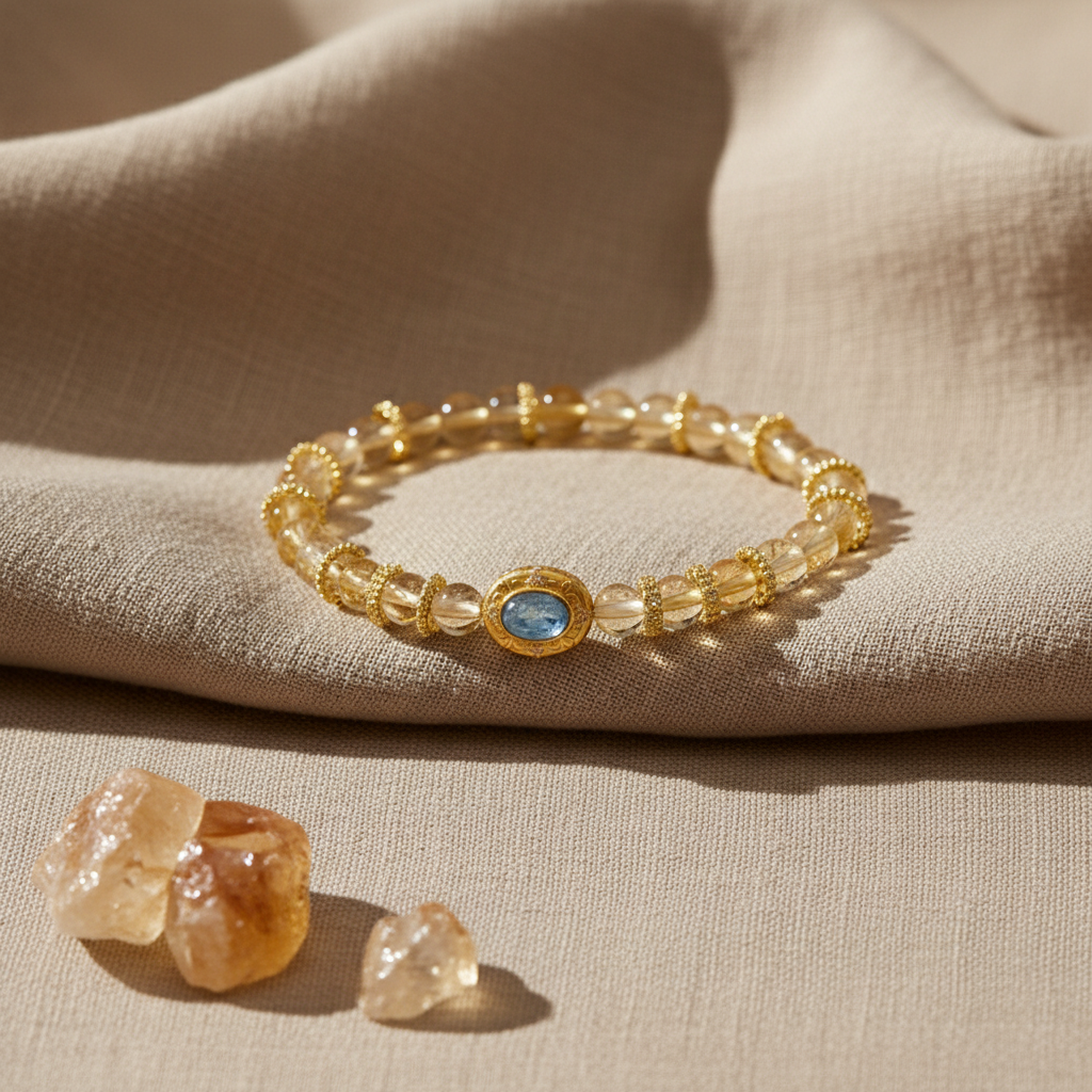 Uplifted Natural Citrine Bracelet