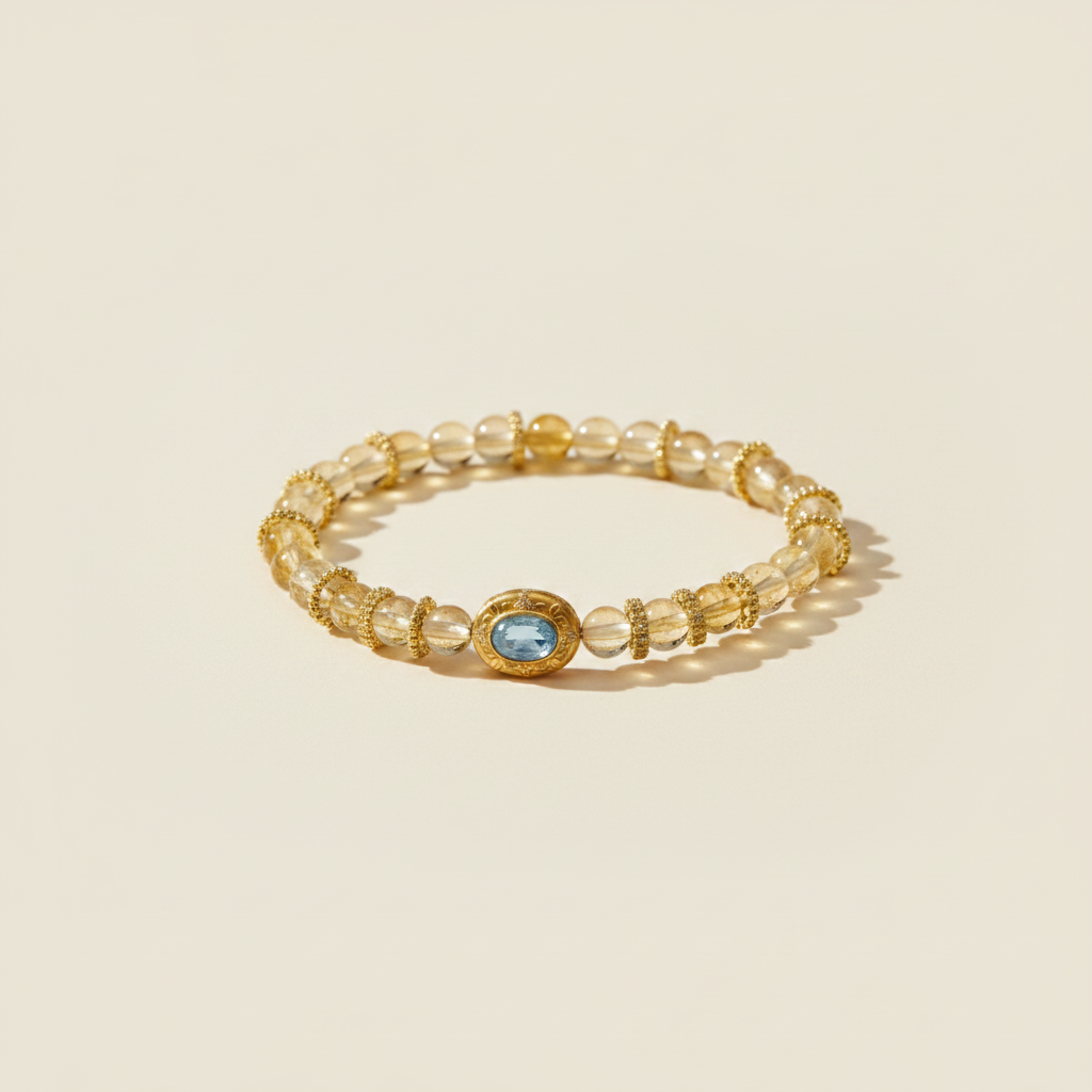 Uplifted Natural Citrine Bracelet