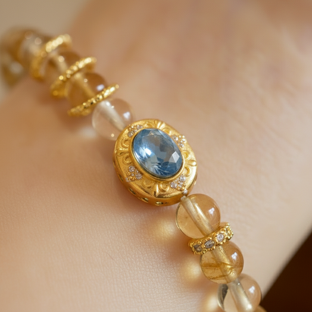 Uplifted Natural Citrine Bracelet