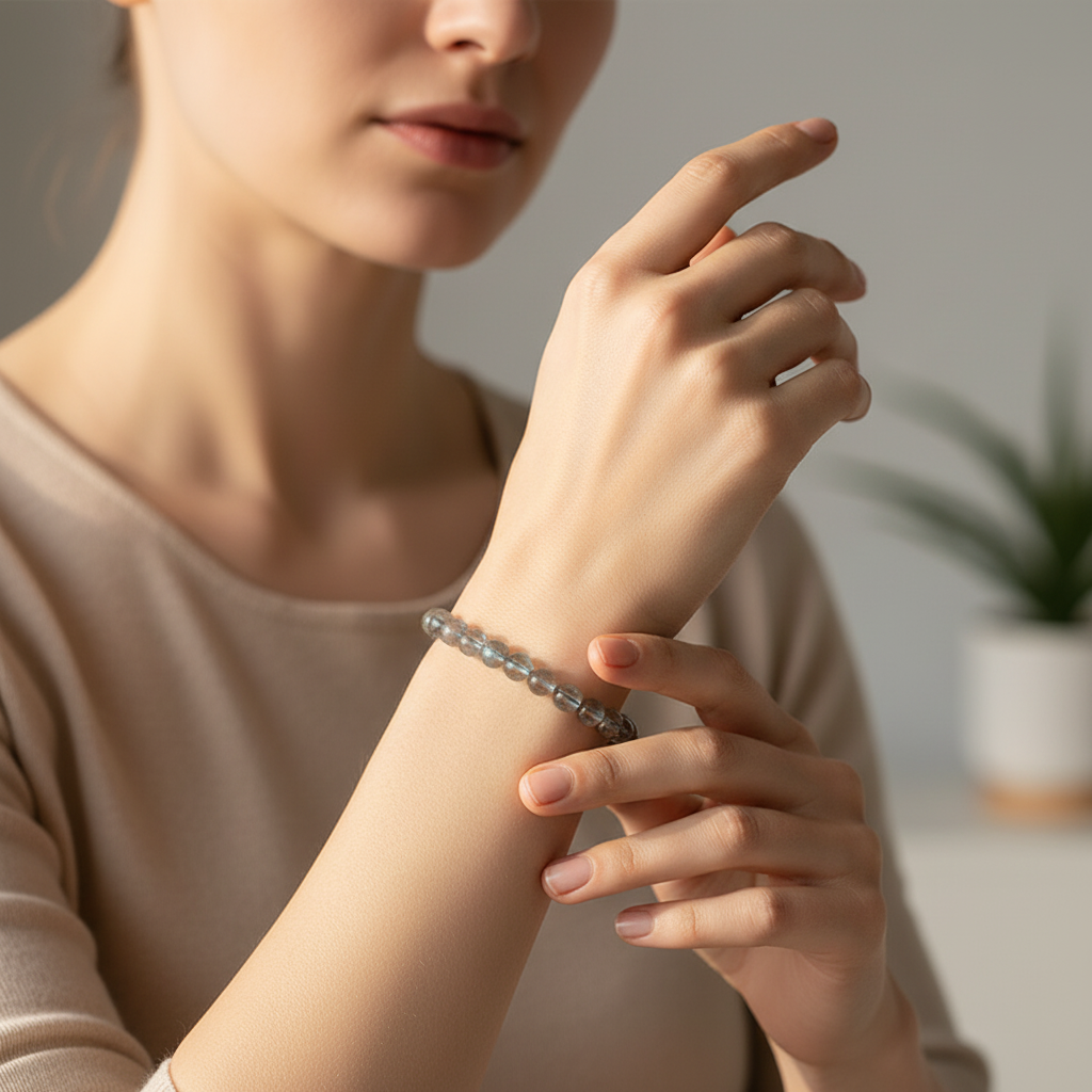 Luminous Clarity Moonstone Bracelet