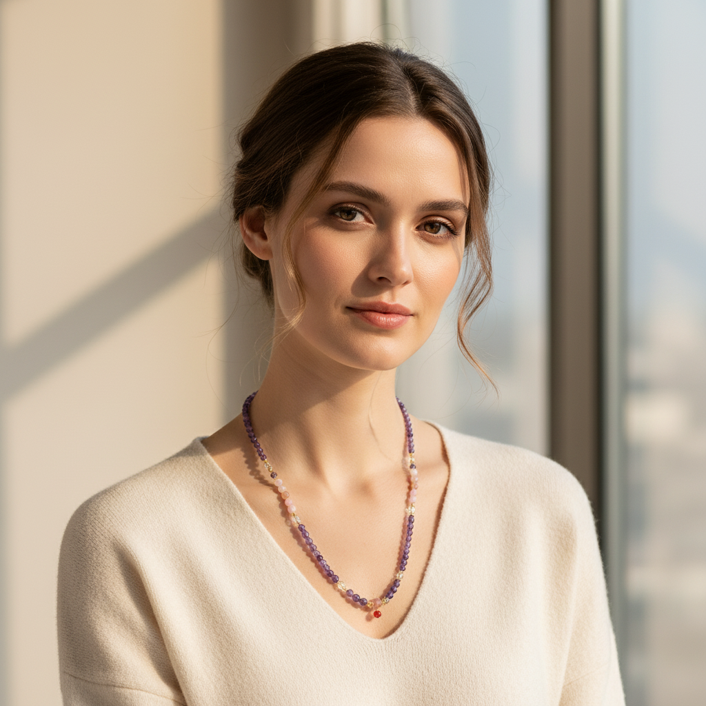 Tranquil Amethyst Necklace
