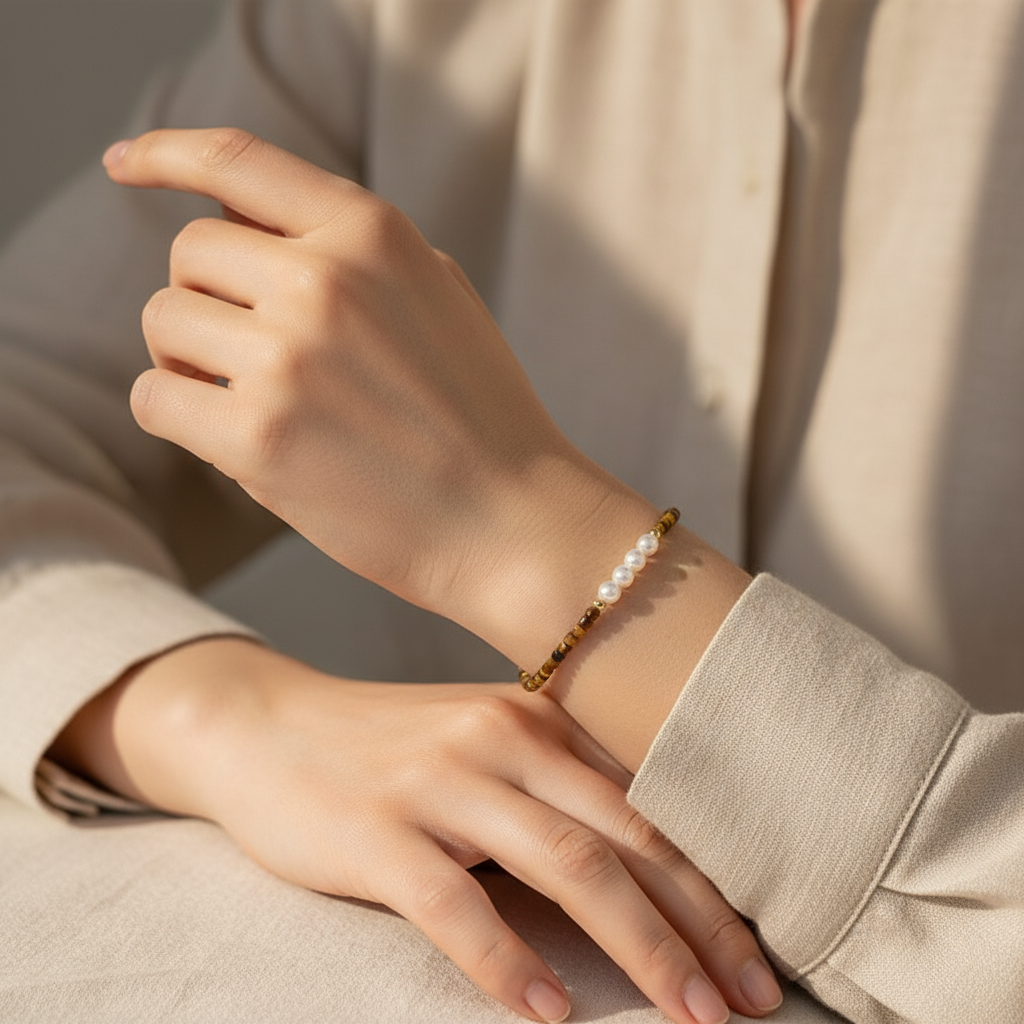 Celestial Protection Tiger's Eye Bracelet