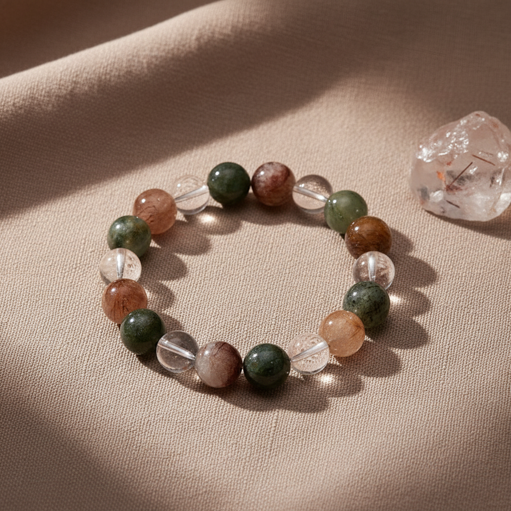 Flourish Garden Clear Quartz Bracelet