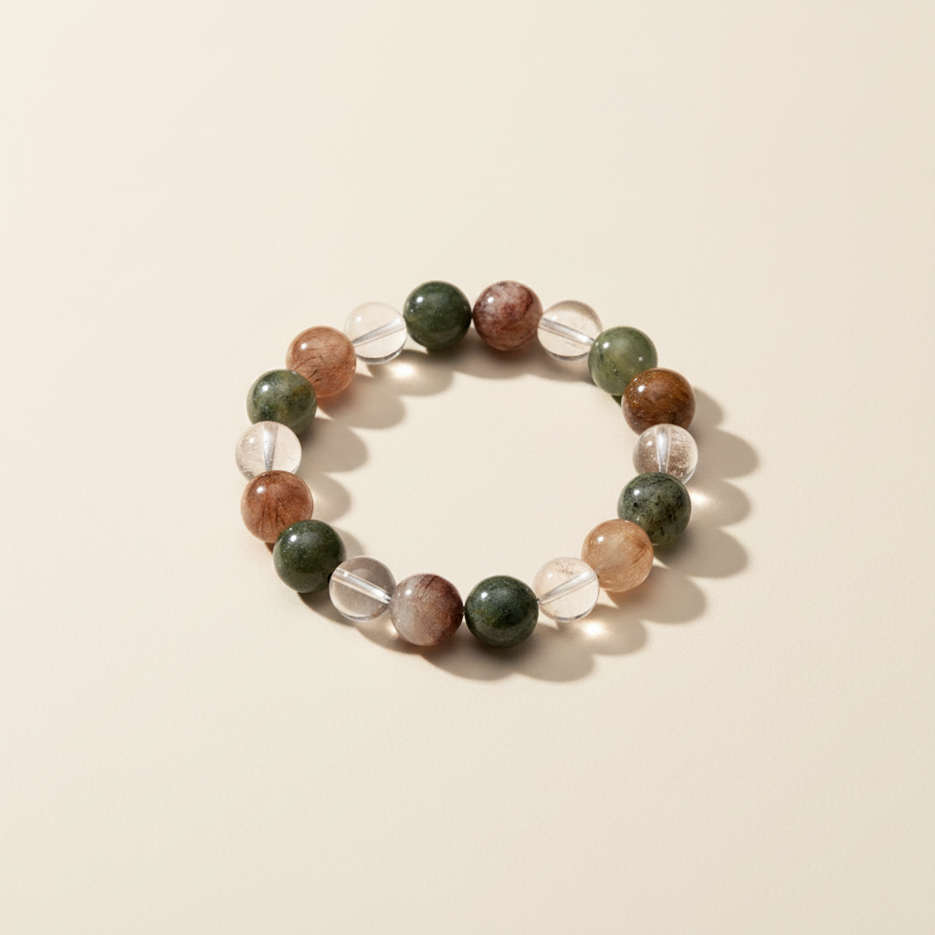 Flourish Garden Clear Quartz Bracelet