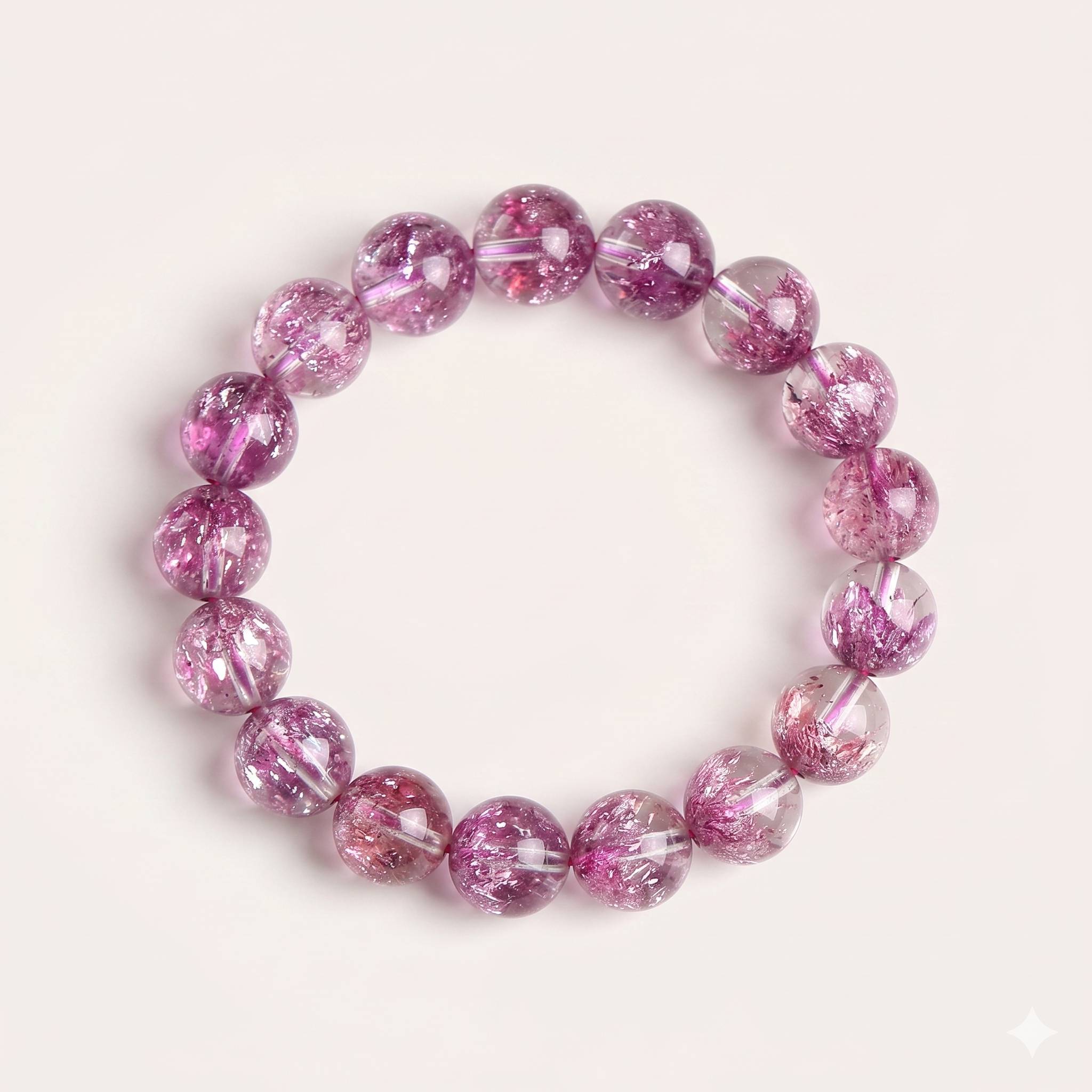 Violet Radiance Super Seven Bracelet
