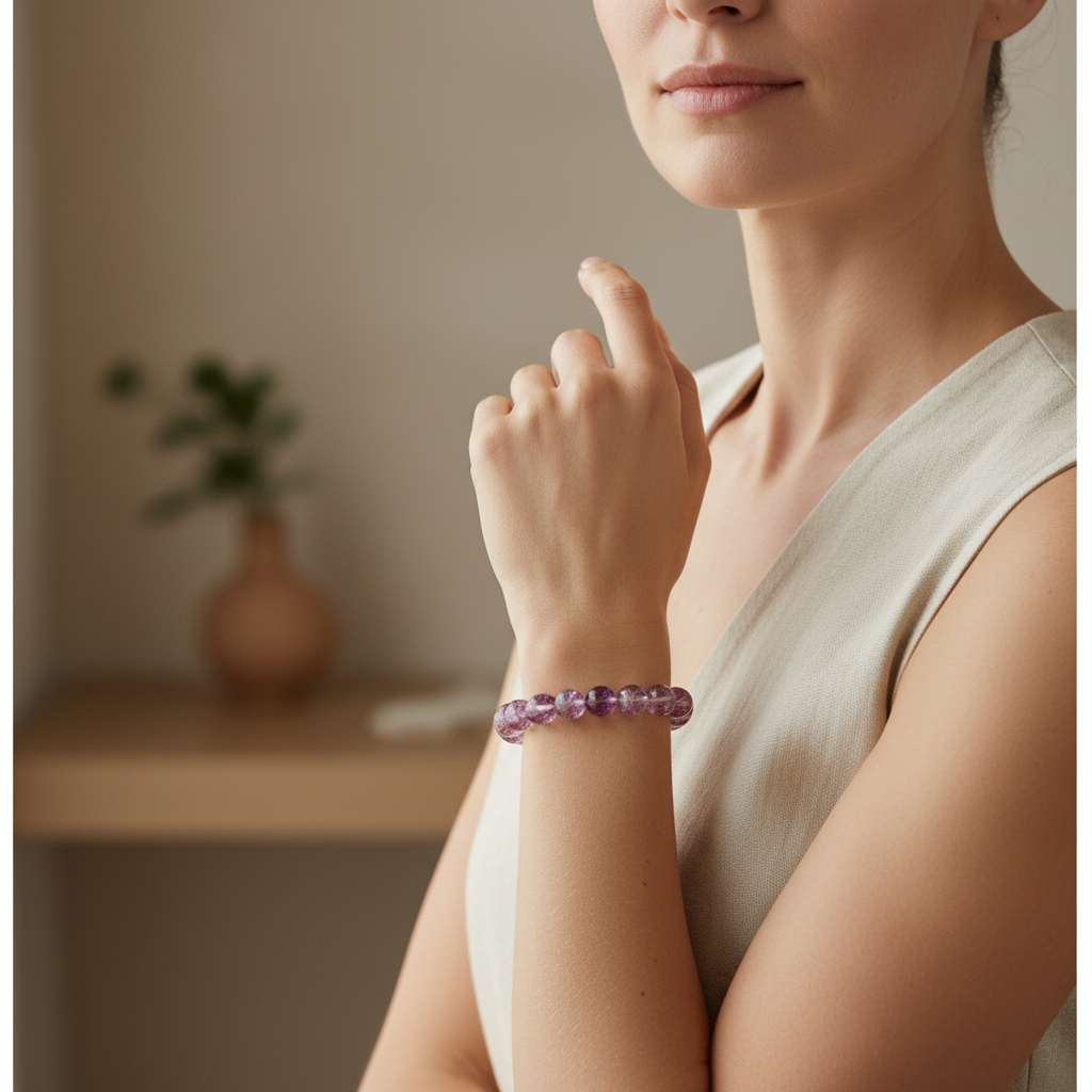 Violet Radiance Super Seven Bracelet
