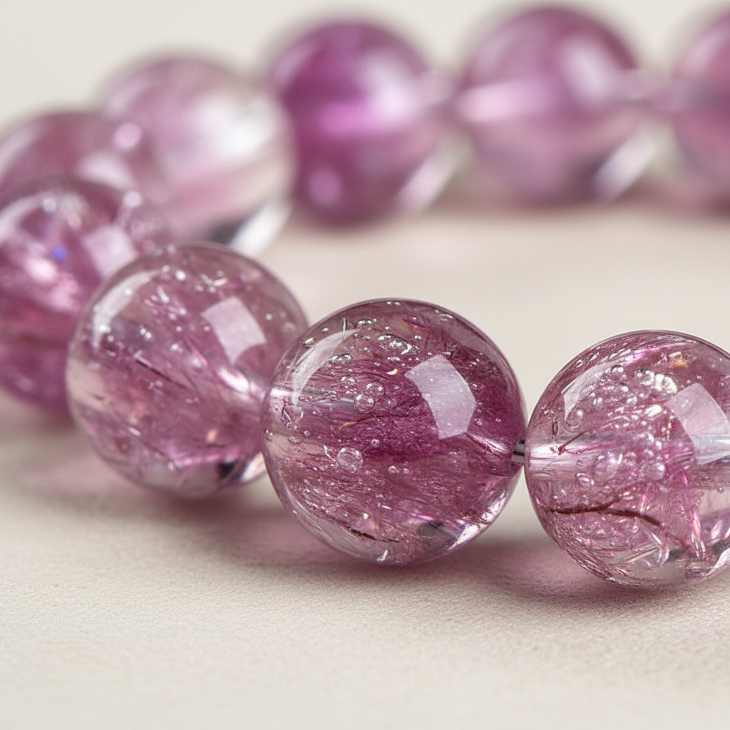 Violet Radiance Super Seven Bracelet