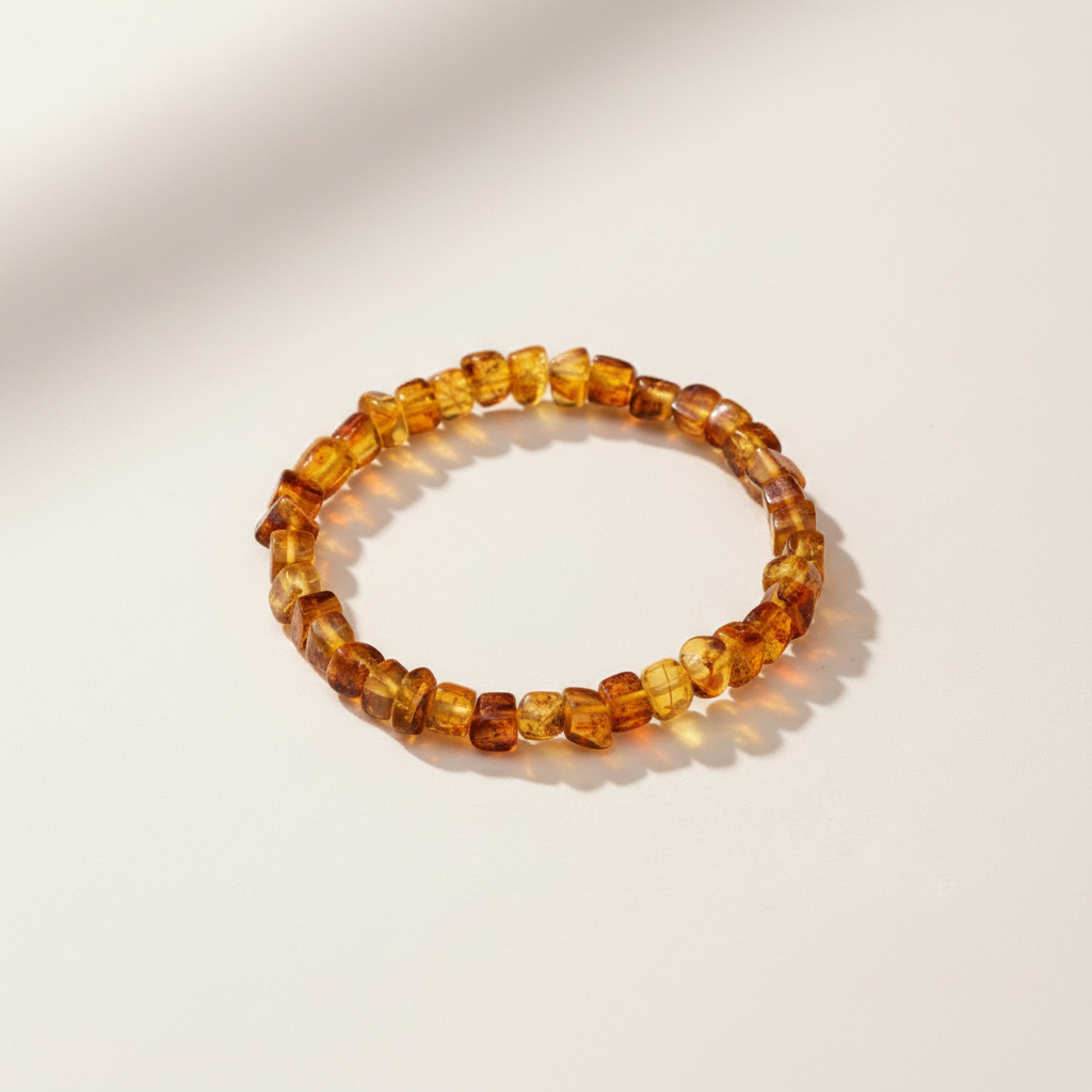 Luminous Natural Baltic Amber Bracelet