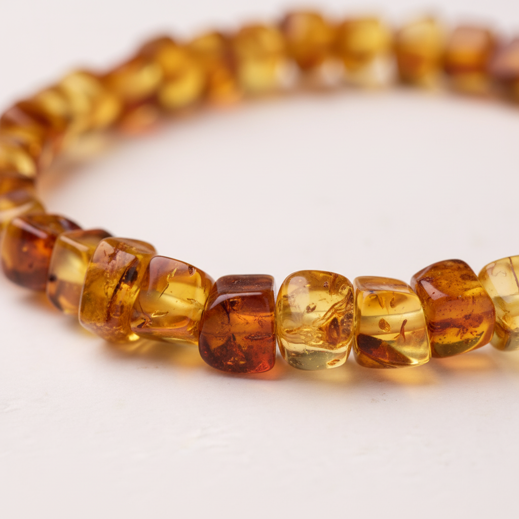 Luminous Natural Baltic Amber Bracelet