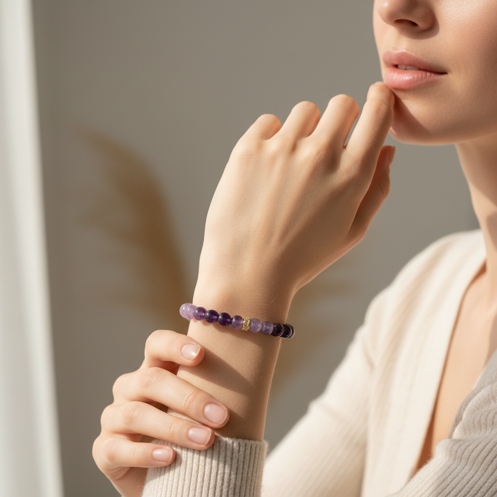 Serene Amethyst Bracelet