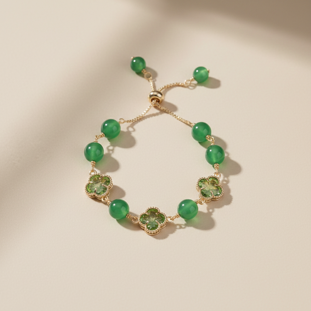 Harmony Green Agate Bracelet
