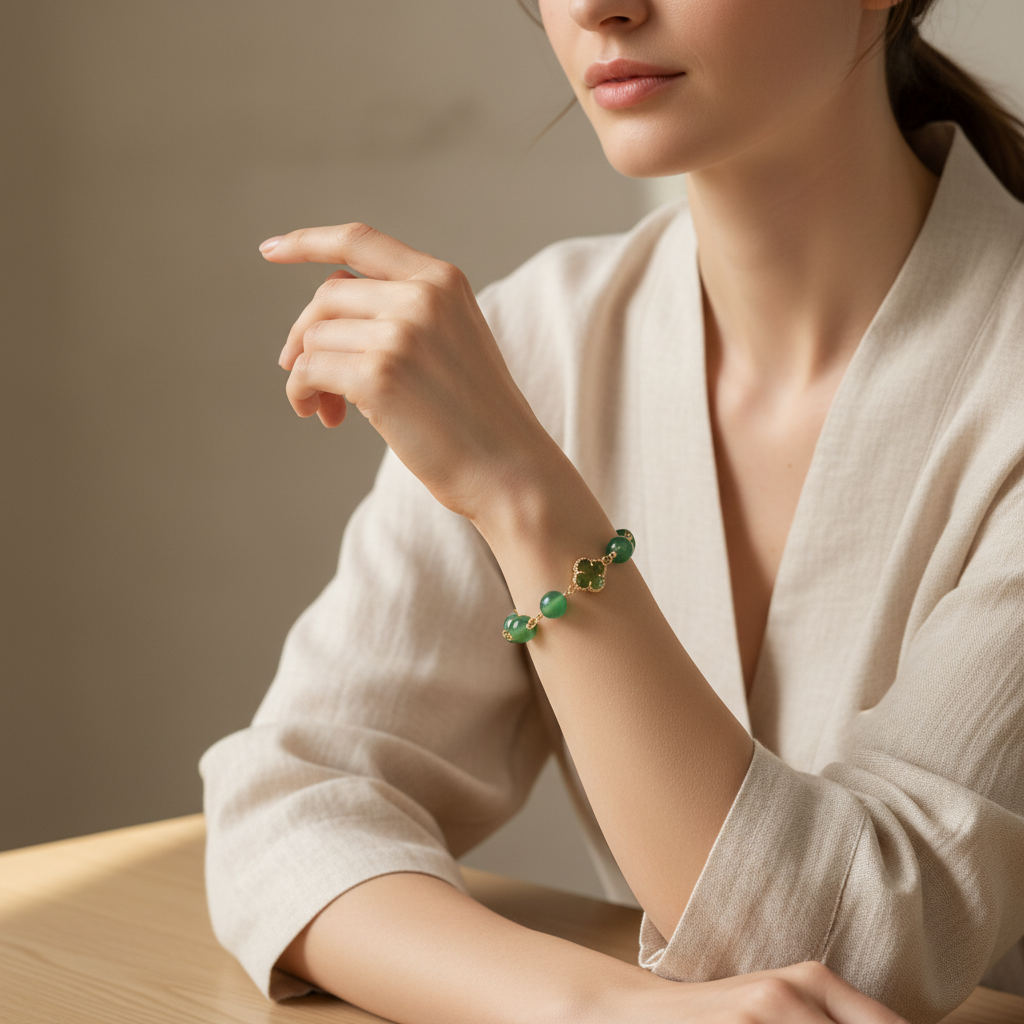 Harmony Green Agate Bracelet