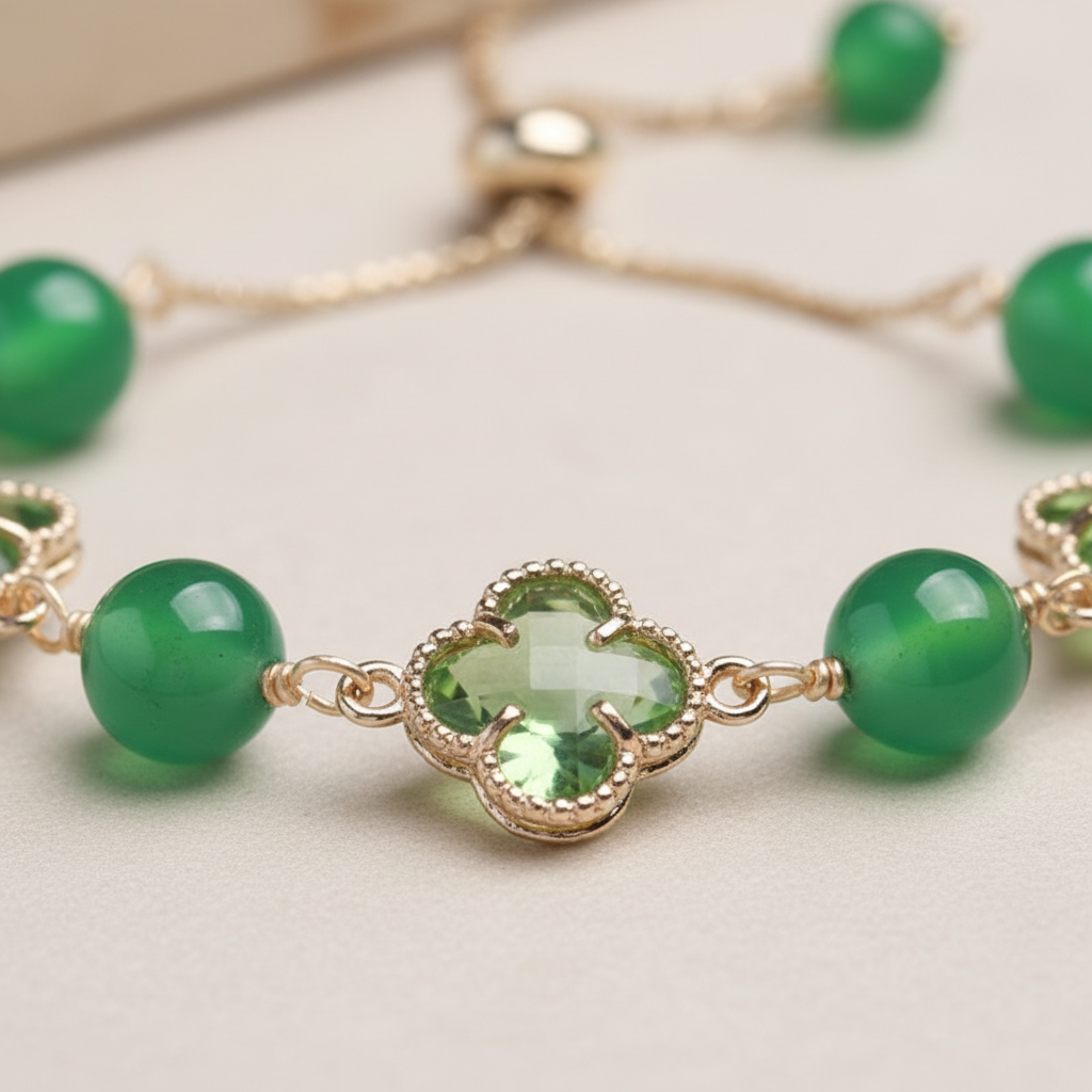 Harmony Green Agate Bracelet