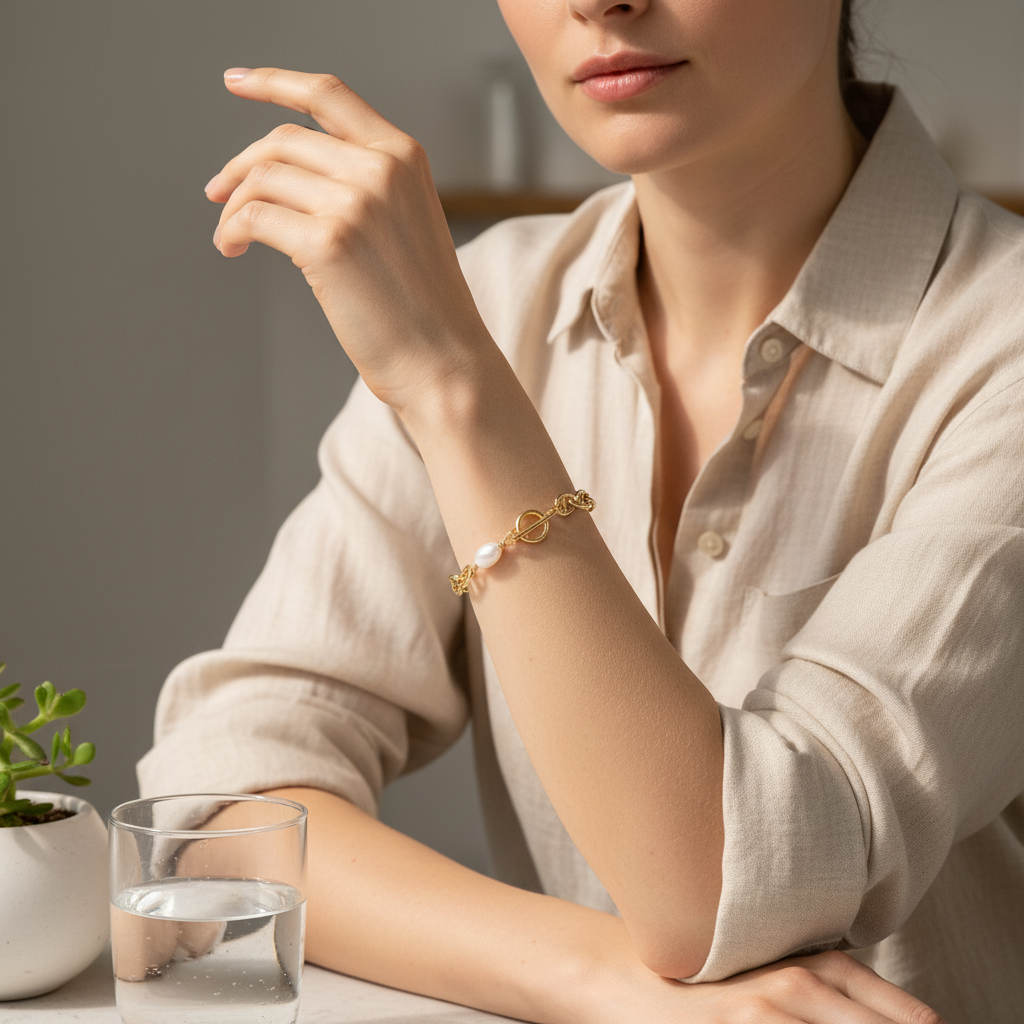 Luminous Freshwater Pearl Bracelet