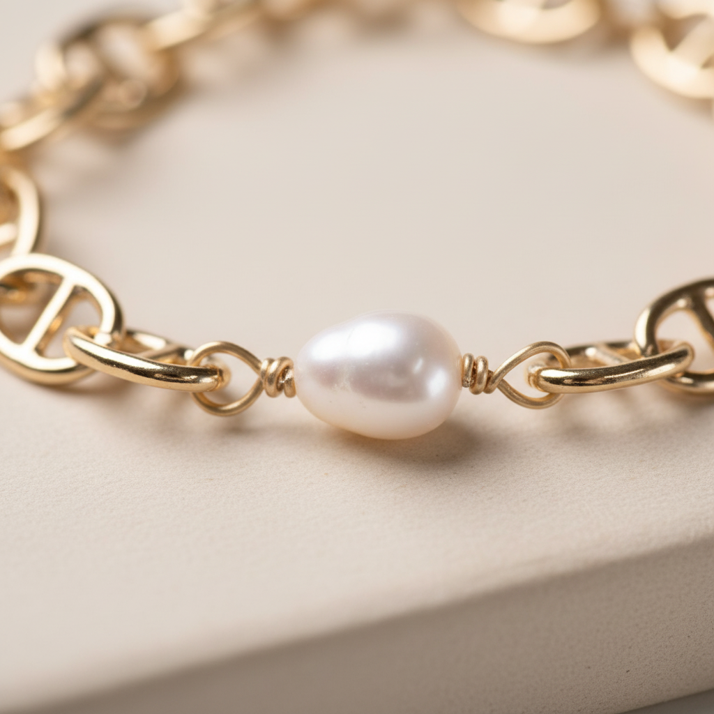 Luminous Freshwater Pearl Bracelet