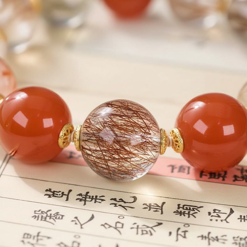 Radiant Mixed Rutilated Quartz Bracelet