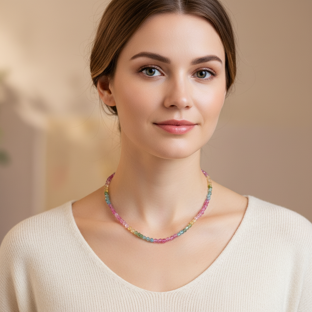 Essence Natural Tourmaline Necklace