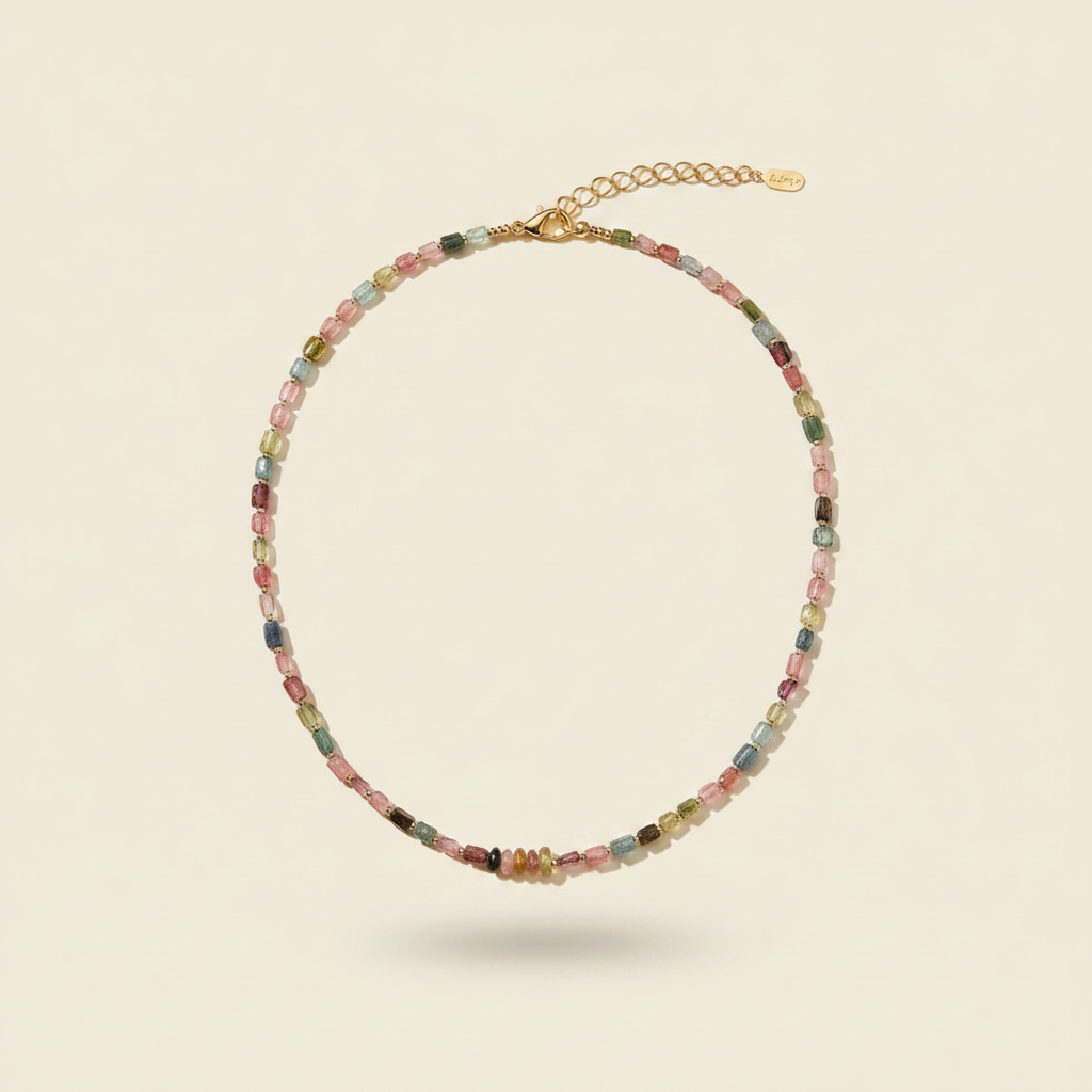 Aurora Multi-colored Tourmaline Necklace