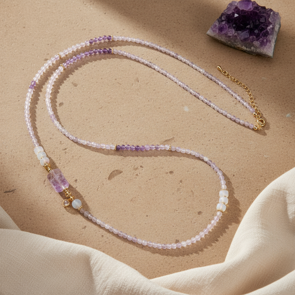 Intuition Natural Amethyst Necklace