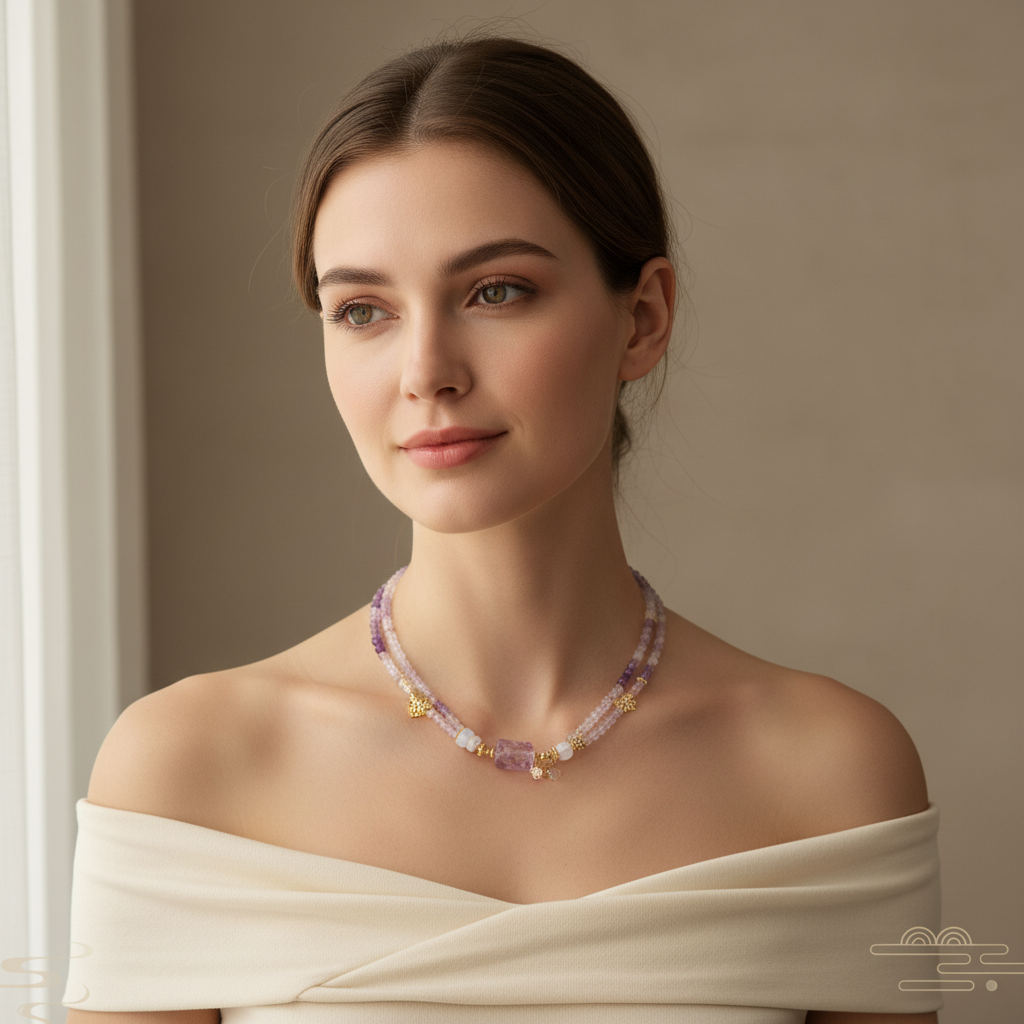 Intuition Natural Amethyst Necklace