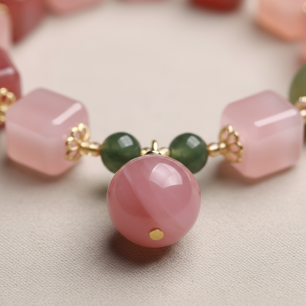 Vibrant Vitality Yanyuan Agate Bracelet