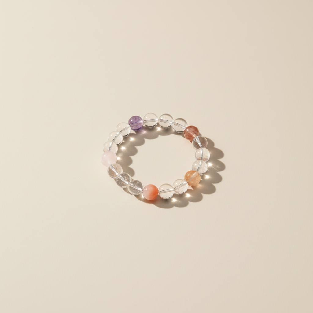 Love Essence Clear Quartz Bracelet