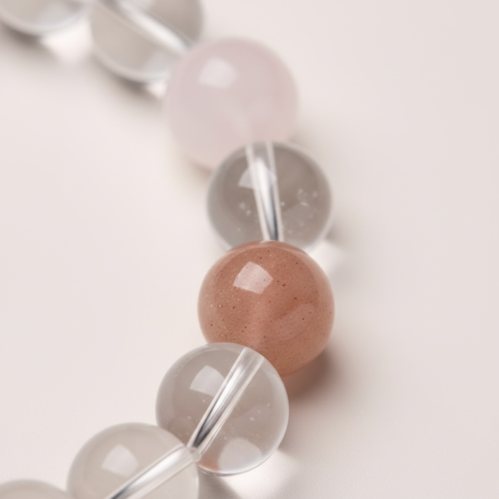 Love Essence Clear Quartz Bracelet
