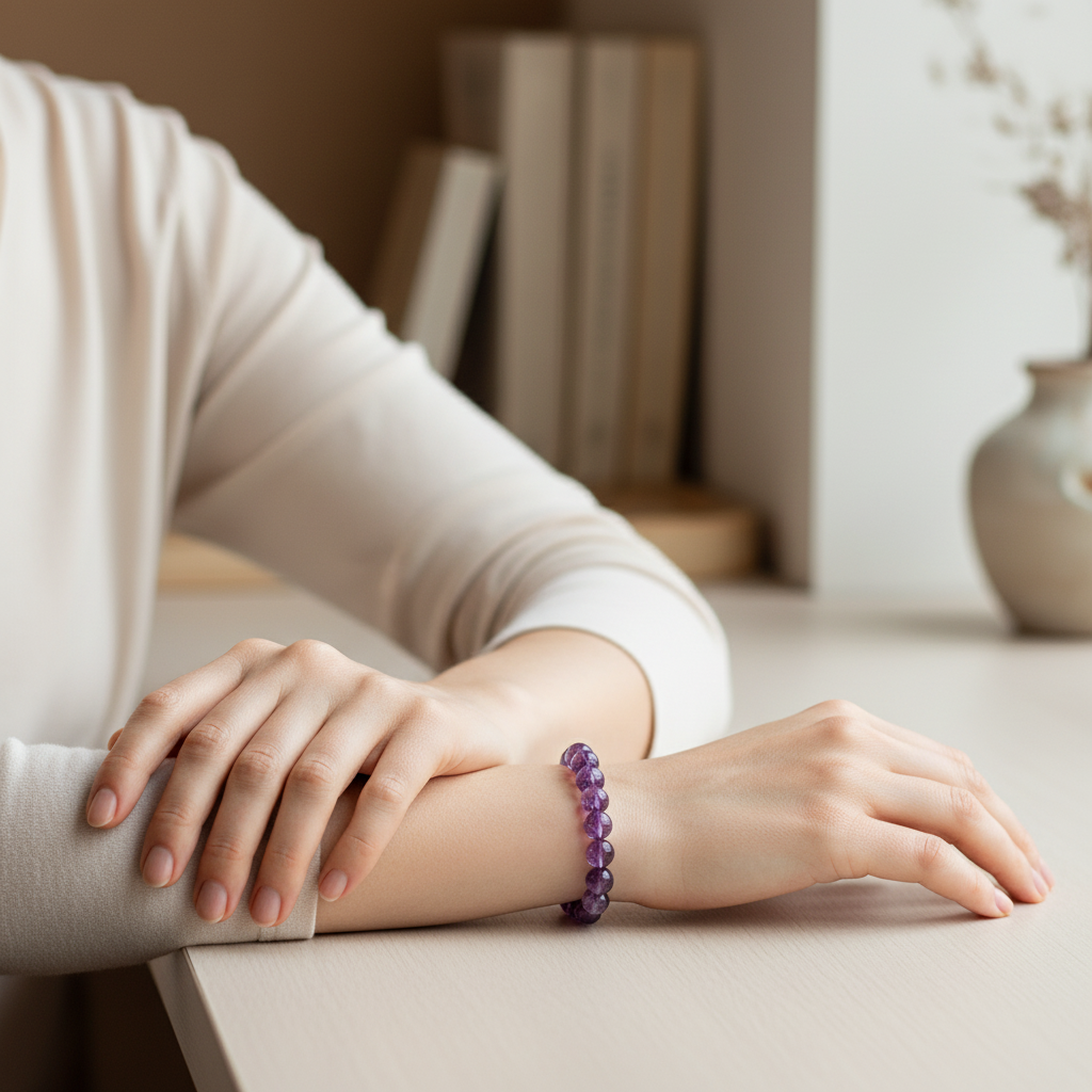Violet Seraphine Super Seven Bracelet