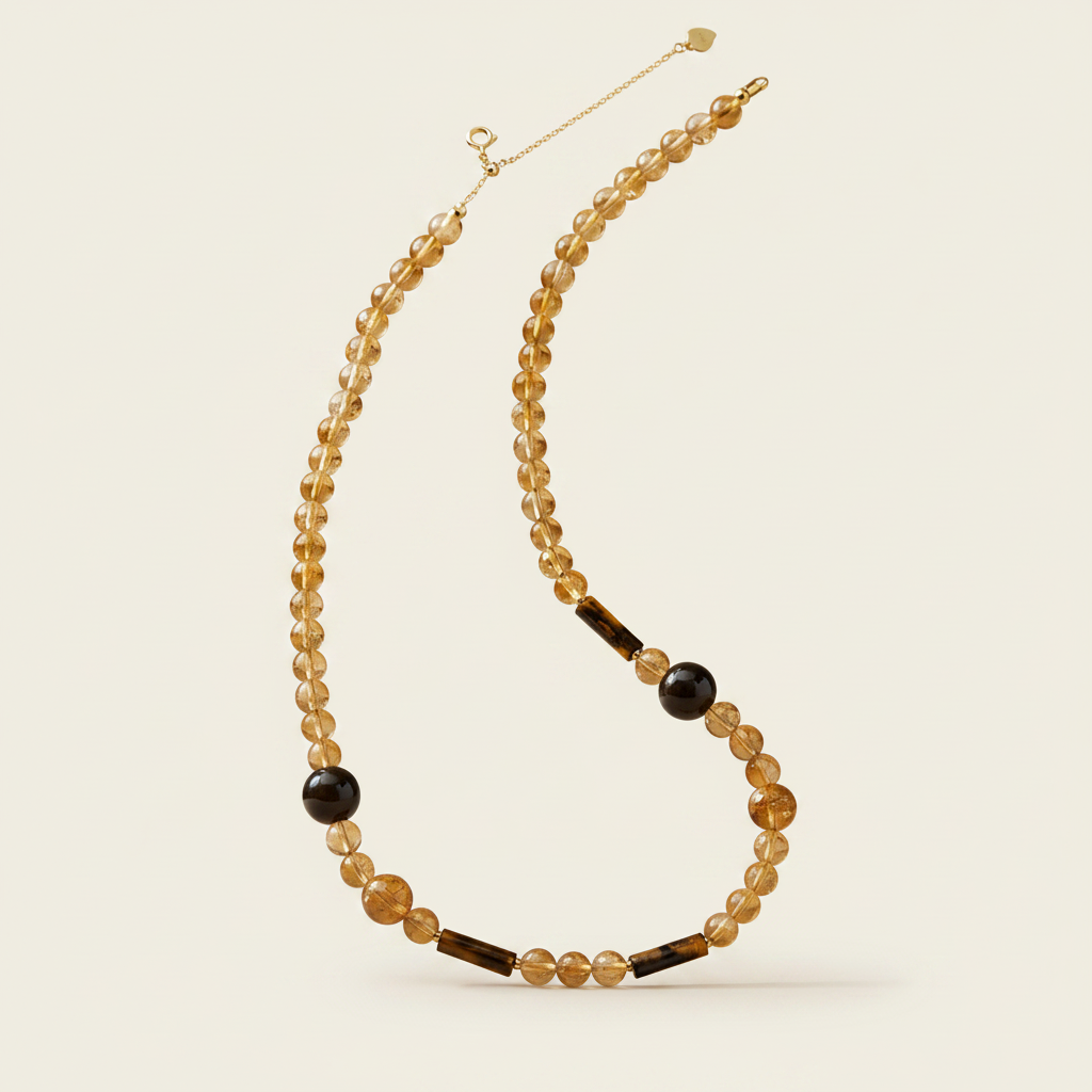 Celestial Abundance Golden Azeztulite  Necklace