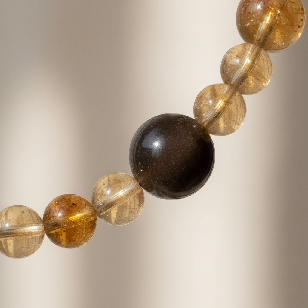 Celestial Abundance Golden Azeztulite  Necklace