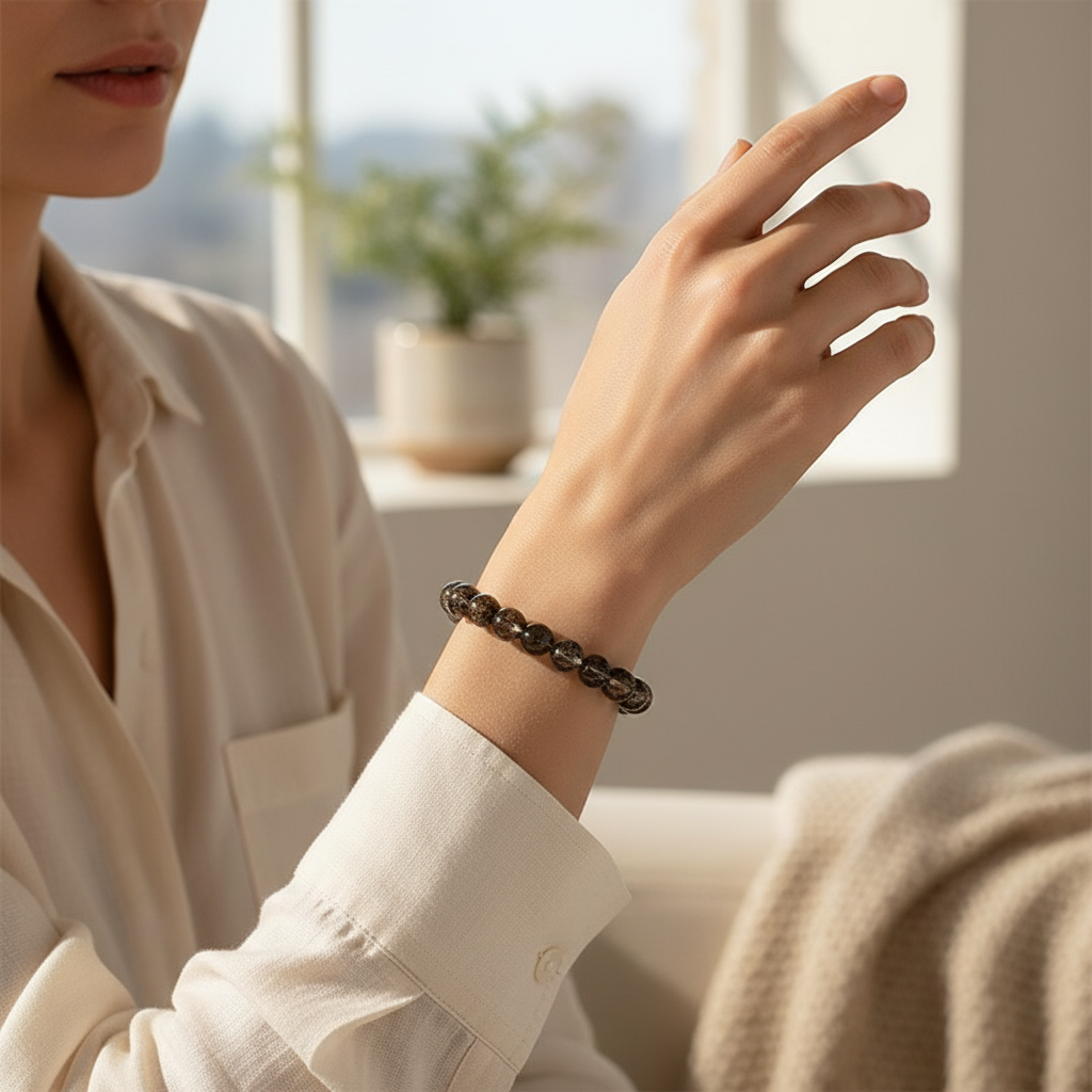 Obsidian Veil Super Seven Bracelet