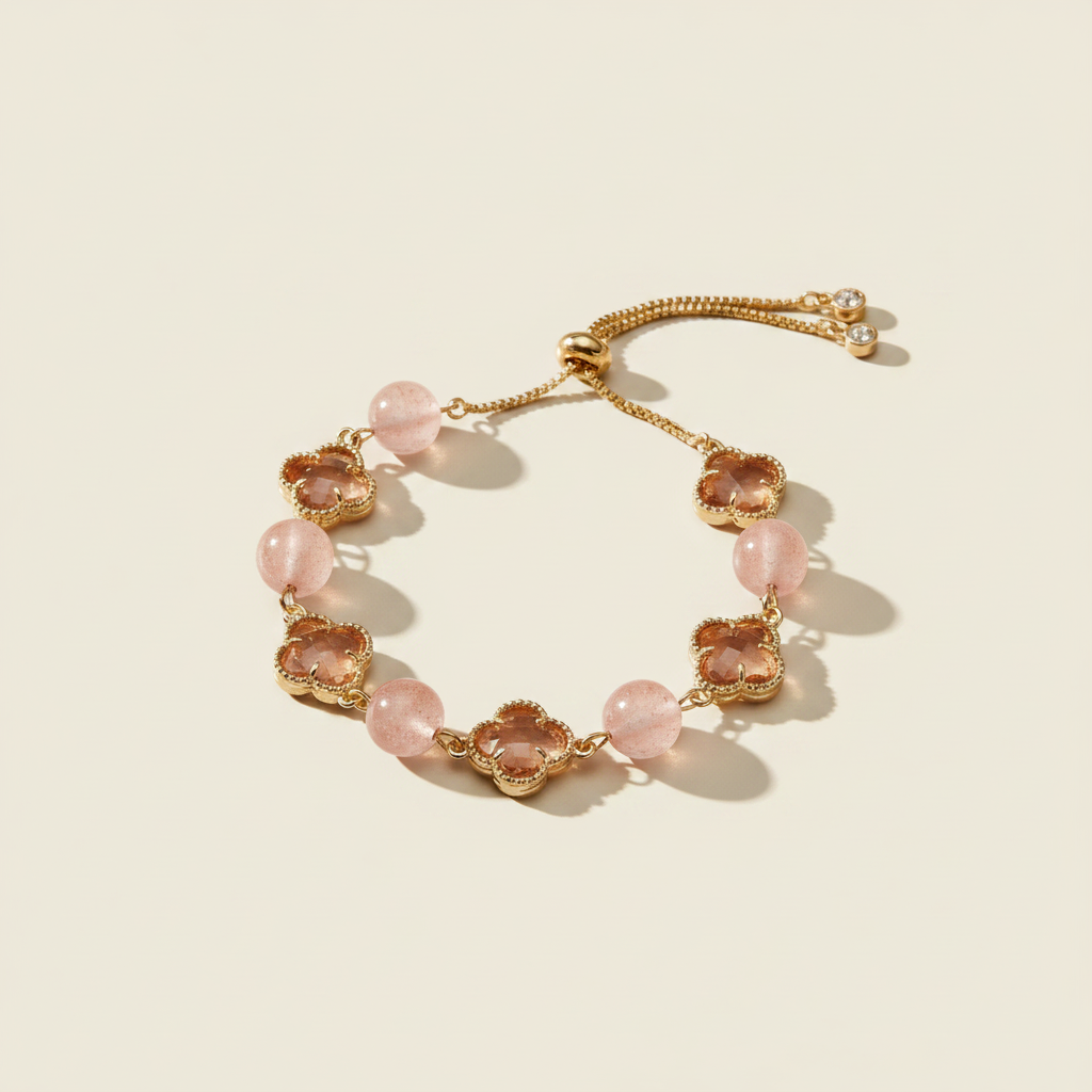 Bloom Strawberry Quartz Bracelet