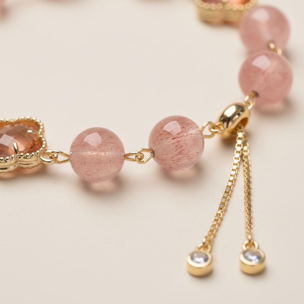 Bloom Strawberry Quartz Bracelet