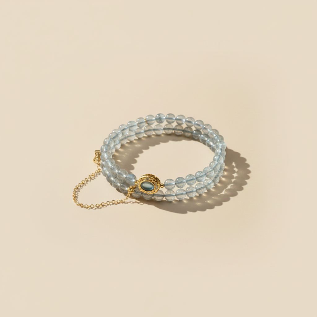 Awaken Grey Moonstone Bracelet
