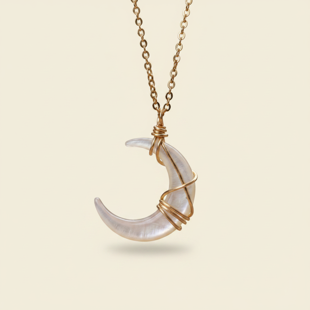 Ethereal Mother of Pearl Necklace