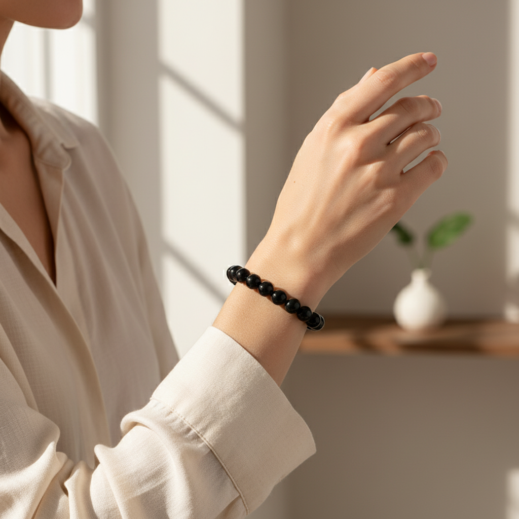 Protective Black Obsidian Bracelet