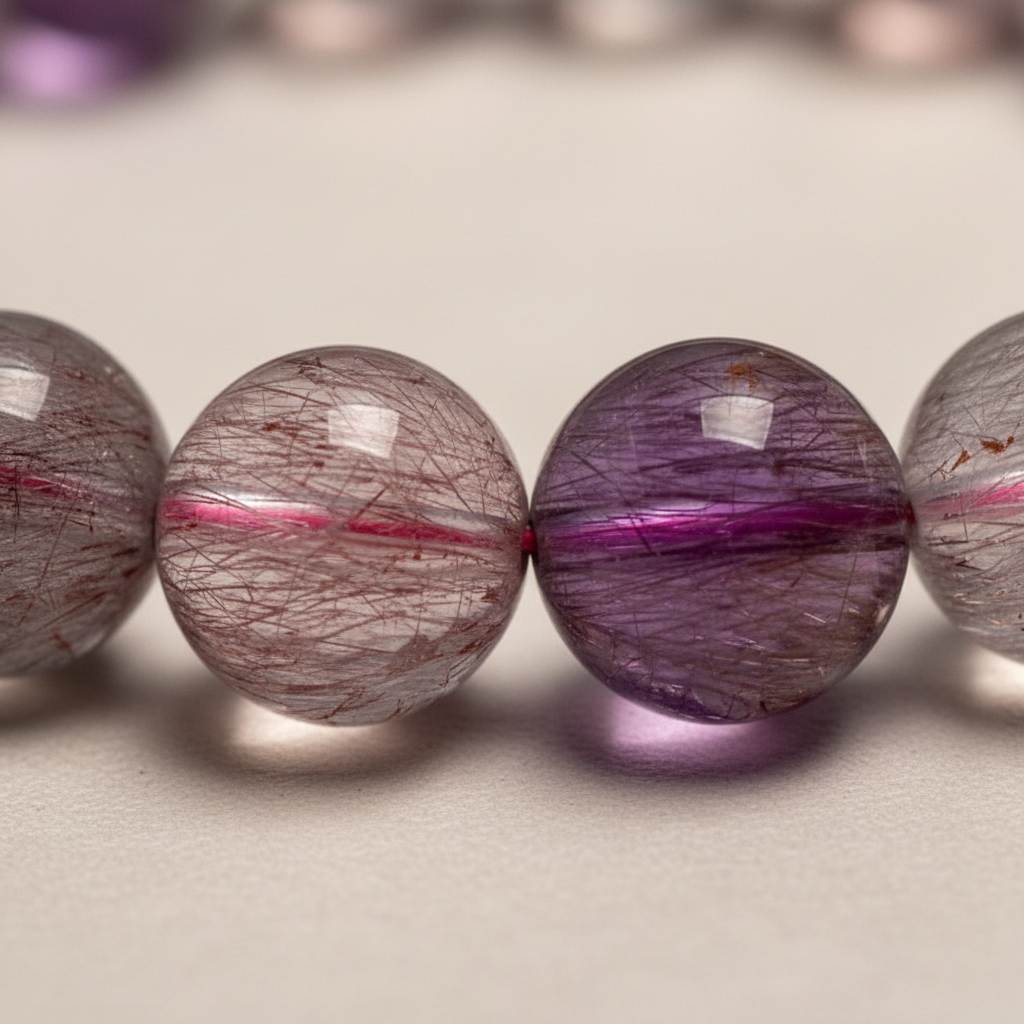 Rosé Harmony Super Seven Bracelet