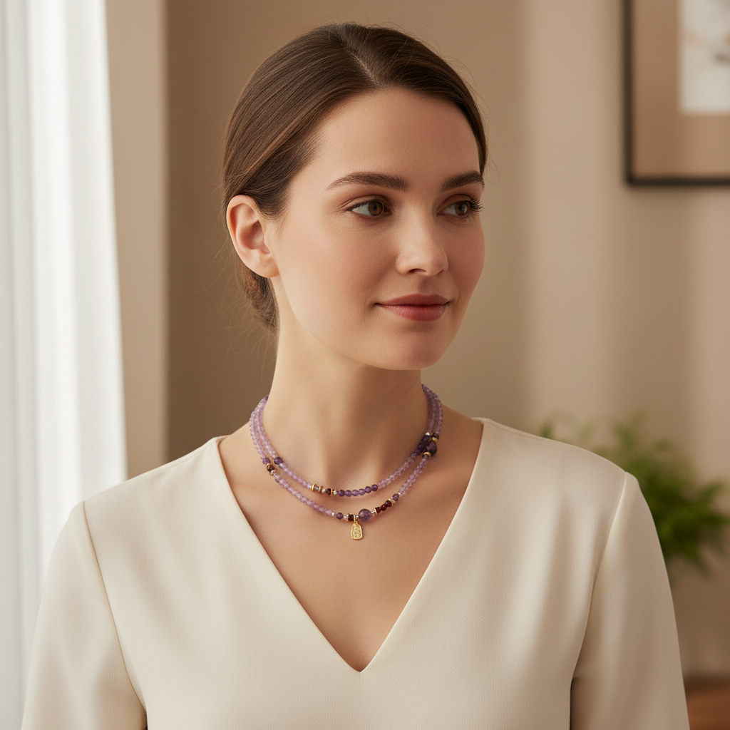 Harmonious Amethyst Necklace