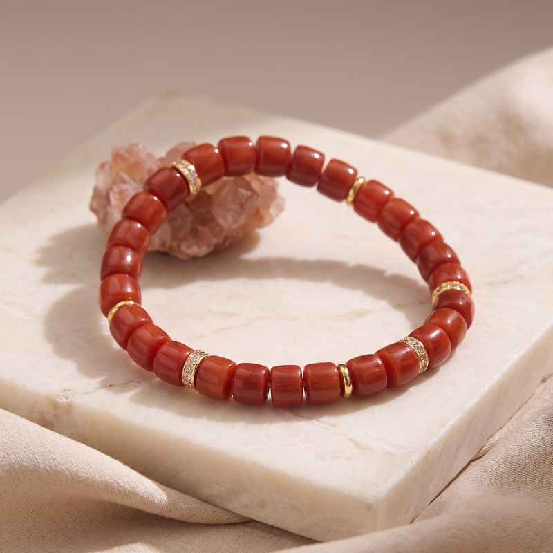Vital Glow Carnelian Bracelet