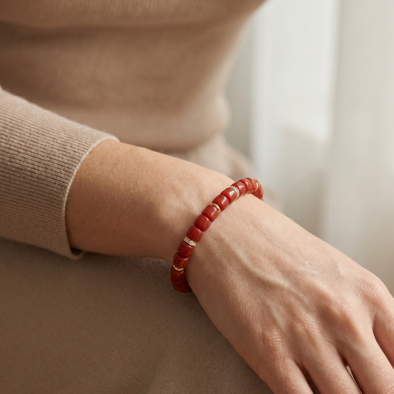 Vital Glow Carnelian Bracelet