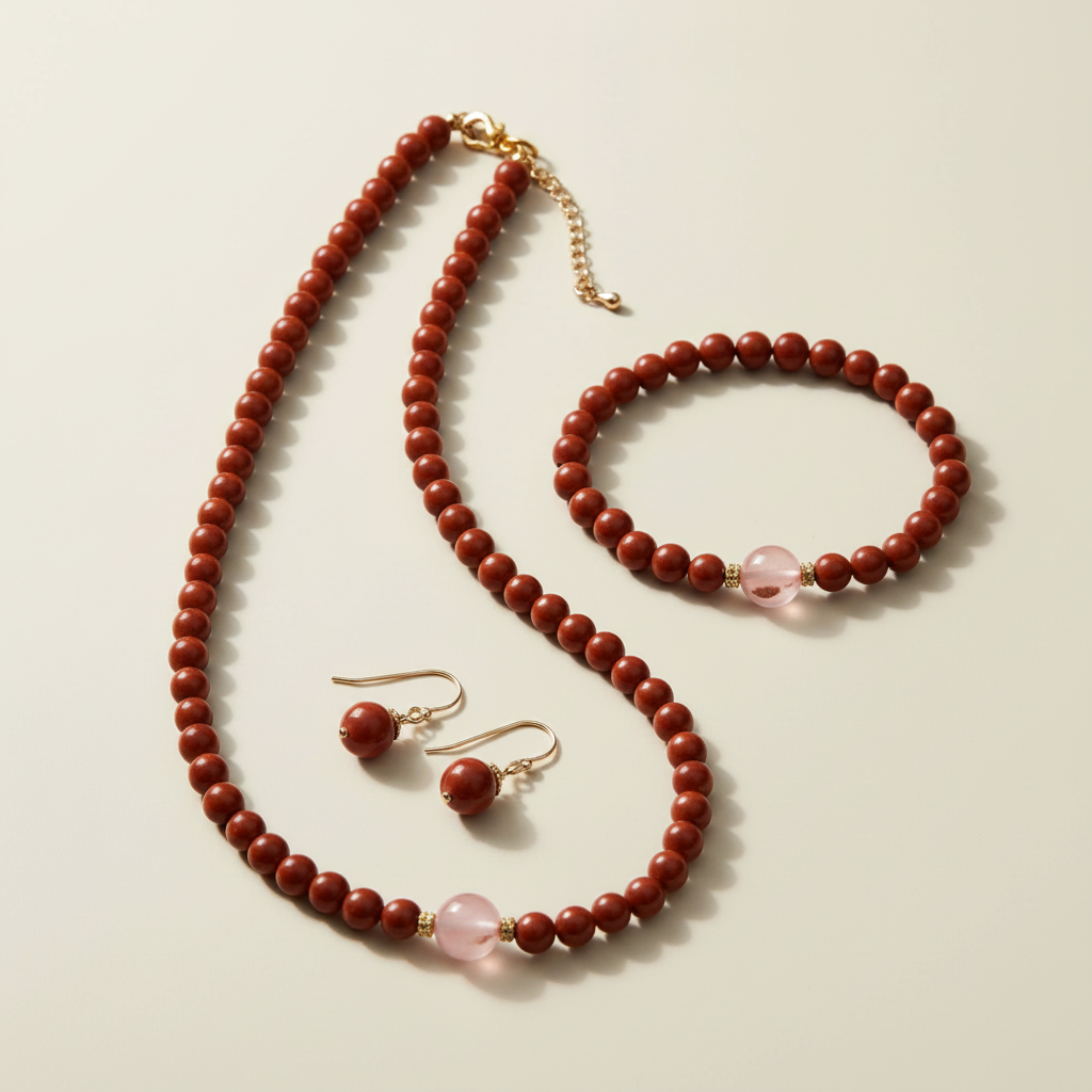 Nourished Carnelian Jewelry Set