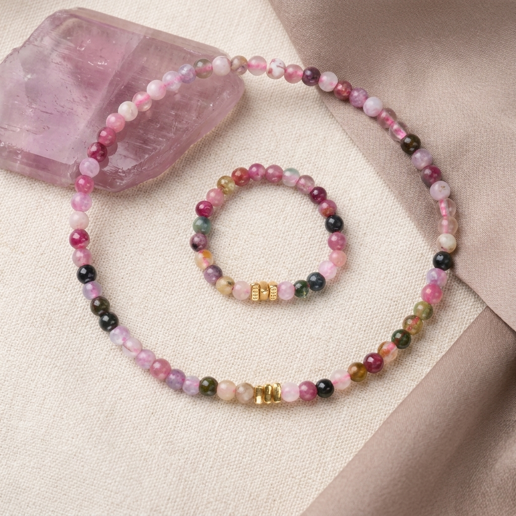 Harmony Tourmaline Bracelet & Ring Set
