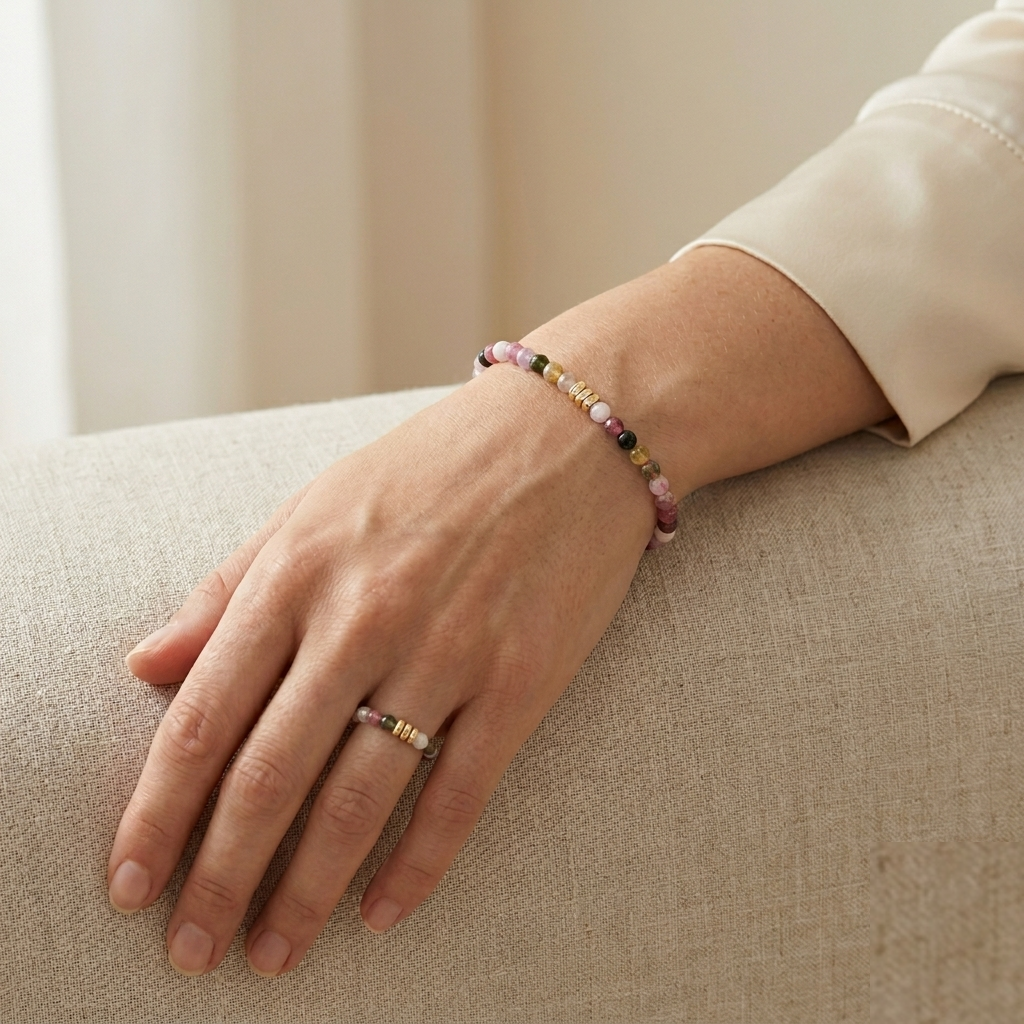 Harmony Tourmaline Bracelet & Ring Set