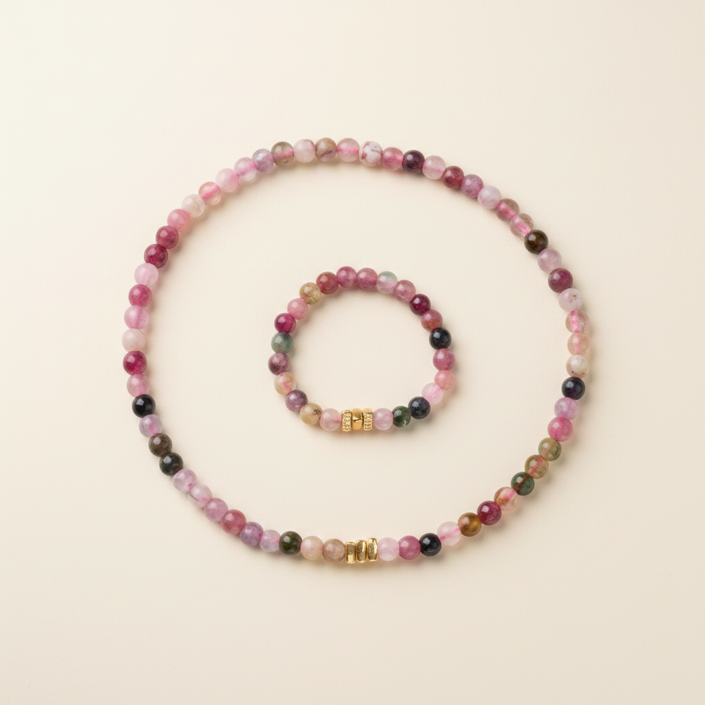 Harmony Tourmaline Bracelet & Ring Set
