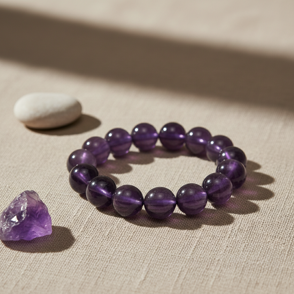 Aura Natural Amethyst Bracelet
