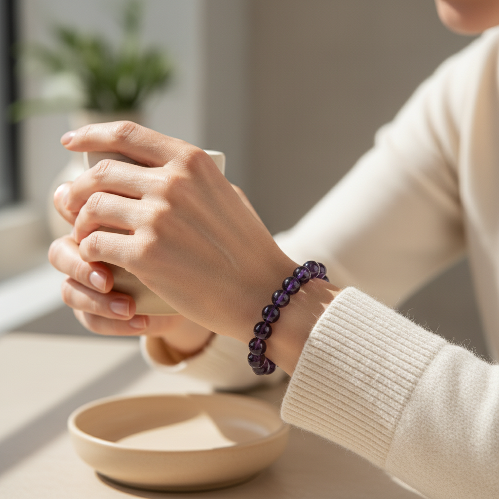 Aura Natural Amethyst Bracelet