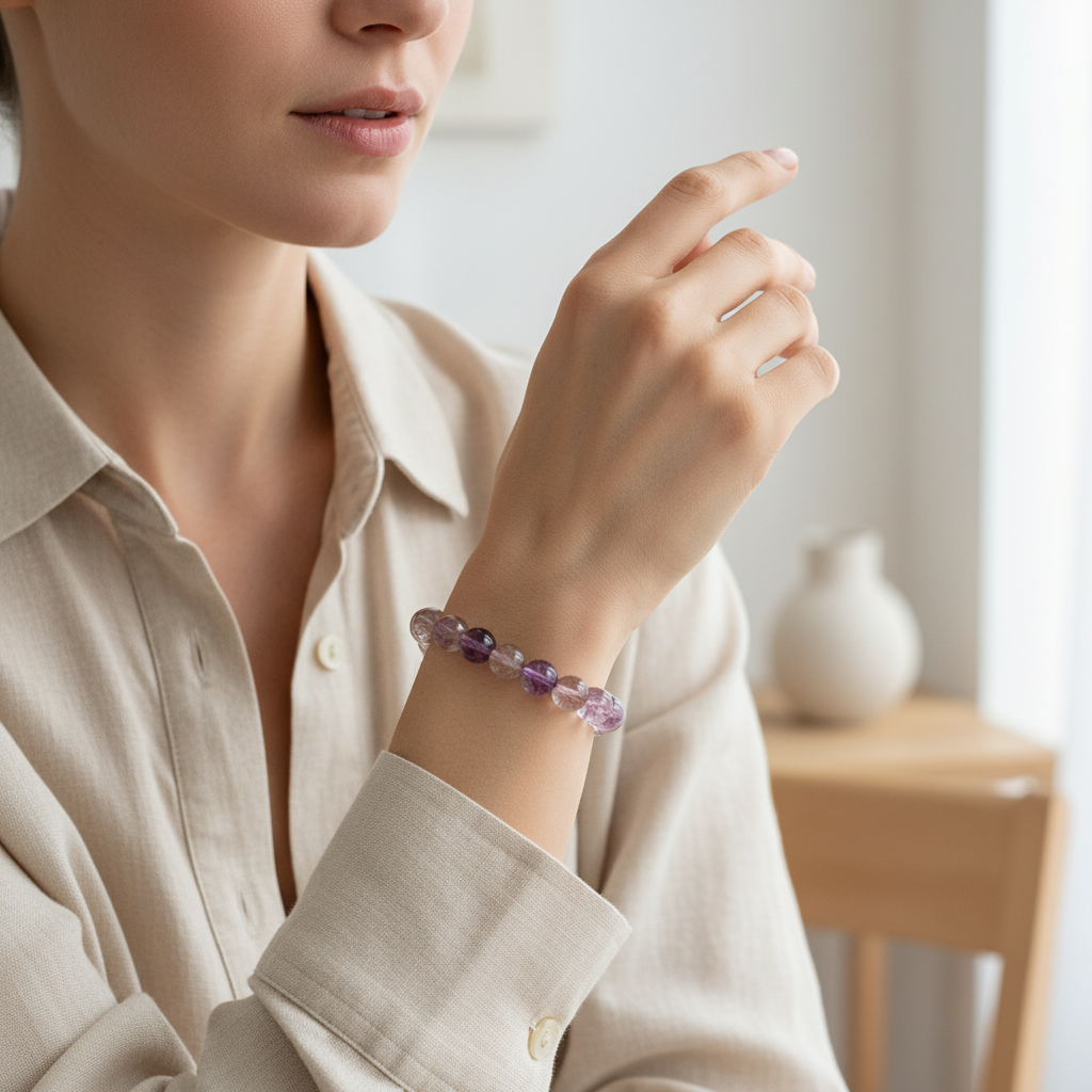 Blush Divine Super Seven Bracelet