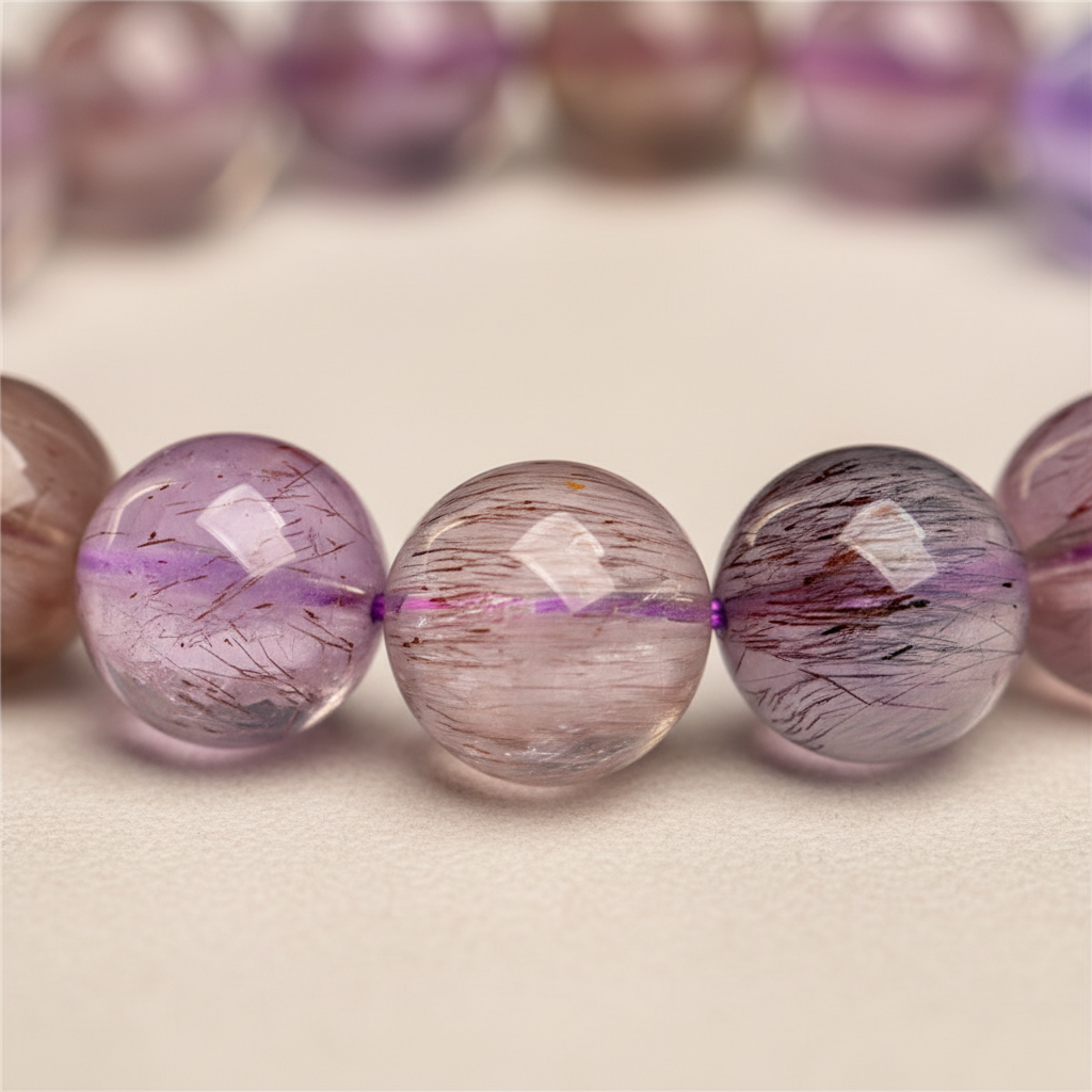Blush Divine Super Seven Bracelet