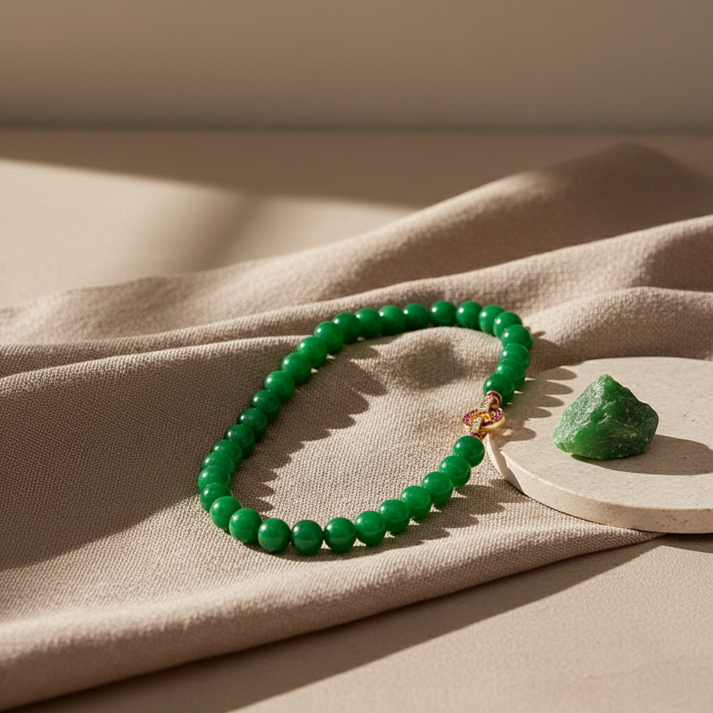 Harmony Natural Jadeite Jade Necklace